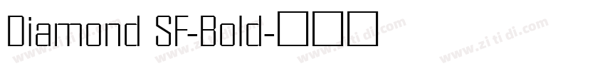 Diamond SF-Bold字体转换